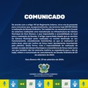 COMUNICADO DIA 09 DE SETEMBRO