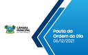 PAUTA DO DIA 06/12